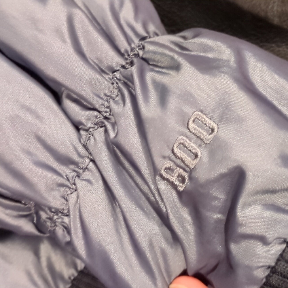 The North Face 600 Down Puffer jacket/coat women's size small color silver - Picture 3 of 16